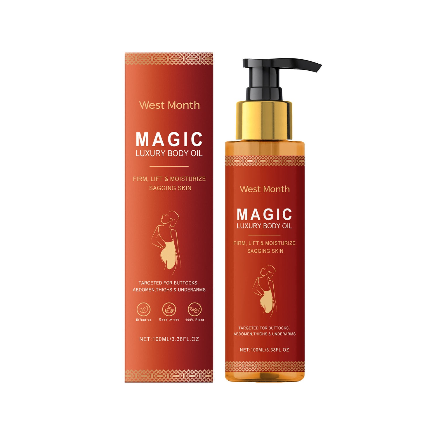 Body Firming Soothing Oil Moisturizing, Tender And Firming Skin